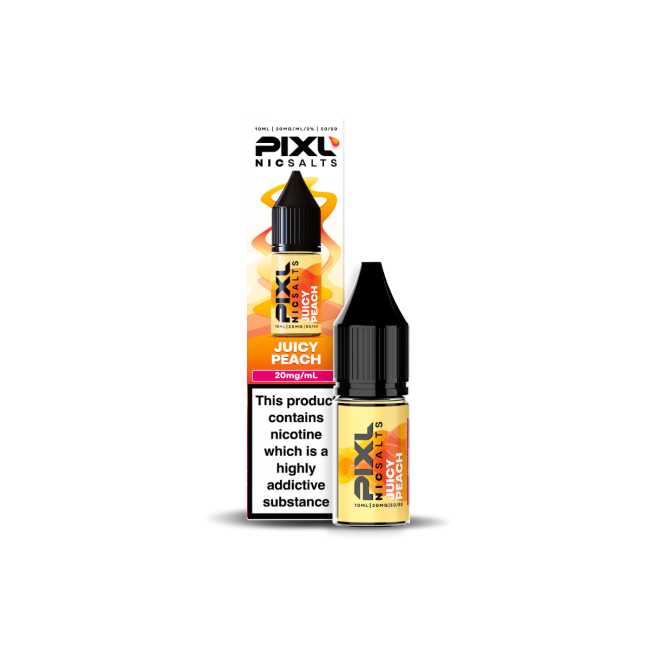 Juicy Peach E-Liquid Nicotine Salt By Pixl 10ml