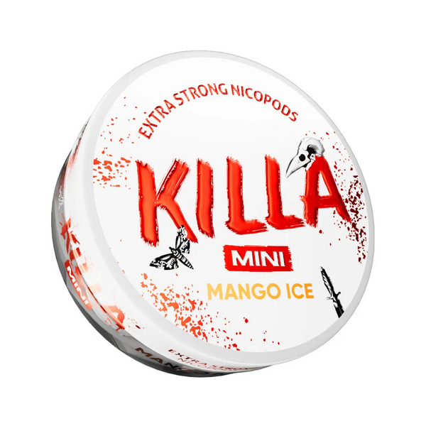 Killa MINI Mango Ice Nicotine Pouches 16mg - Vapestore Direct