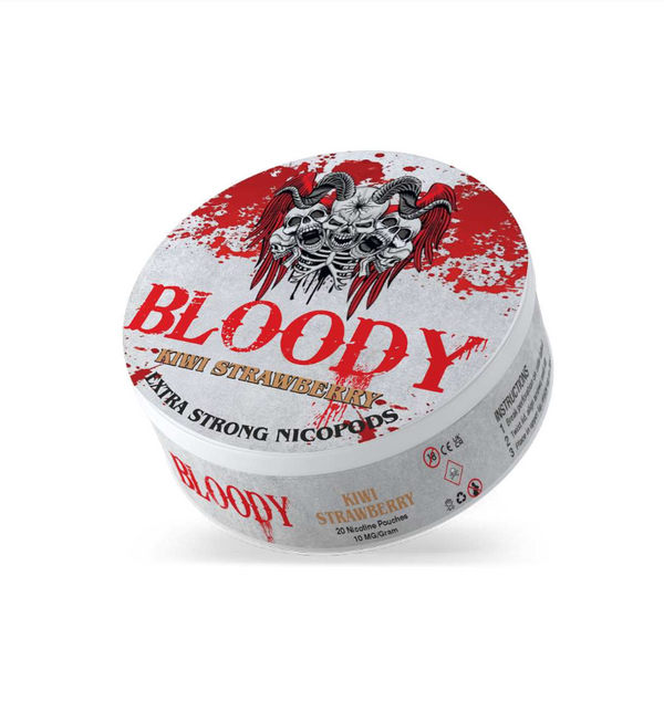 Bloody Kiwi Strawberry Nic Pouches - Vapestore Direct
