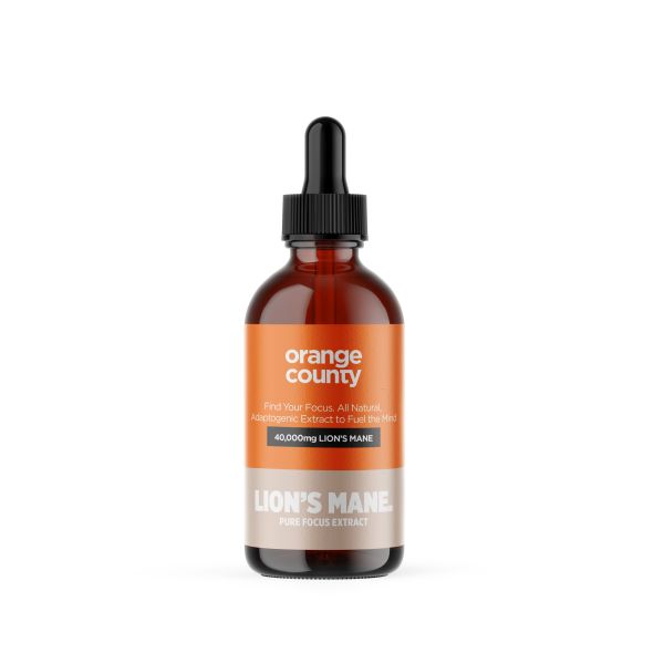 Orange County Lions Mane Tincture 100ml 40000mg - Vapestore Direct