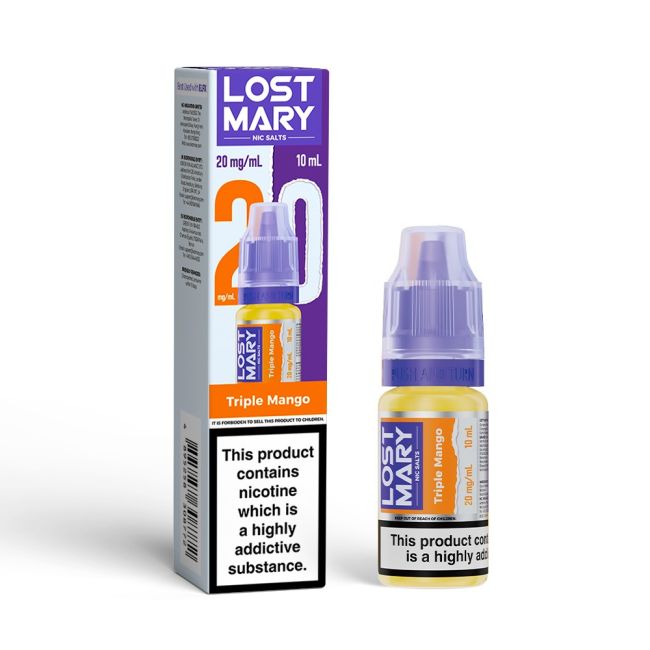 Triple Mango LOST MARY E-Liquid Nicotine Salt By Elfbar 10ml - Vapestore Direct