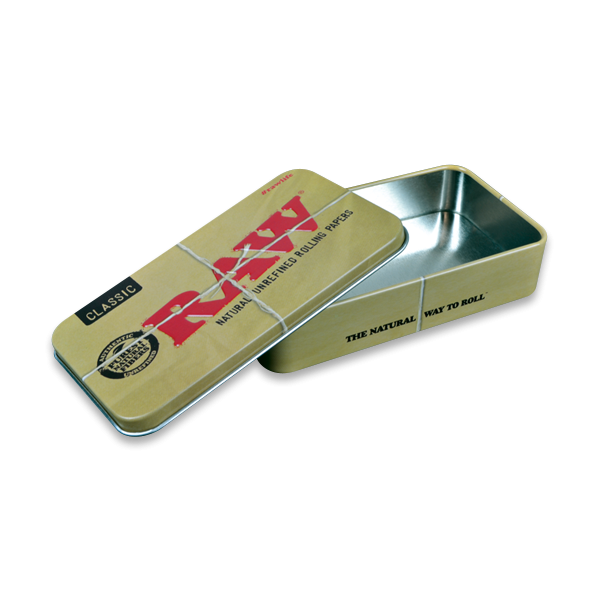 Raw 2oz Tobacco Tin - Vapestore Direct