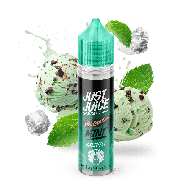 Mint Choc Chip E-Liquid Bar Shortfill By Just Juice 40ml - Vapestore Direct