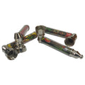 8cm Rasta Design Metal Pipe - Vapestore Direct