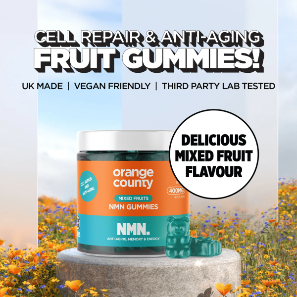 Orange County NMN Anti-Ageing, Memory & Energy Gummies - Vapestore Direct