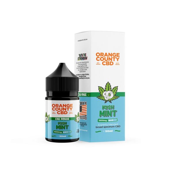 Kush Mint CBD E-Liquid By Orange County 50ml - Vapestore Direct