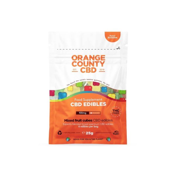 Gummy Cubes CBD Gummies By Orange County - Vapestore Direct