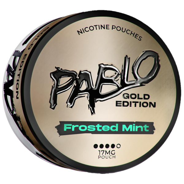 Pablo Gold Edition Frosted Mint Nicotine Pouch - Vapestore Direct