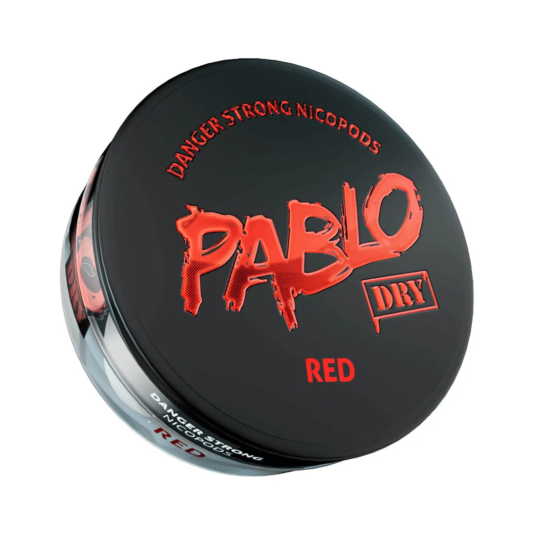 Pablo DRY Red Nicotine Pouches 30mg - Vapestore Direct