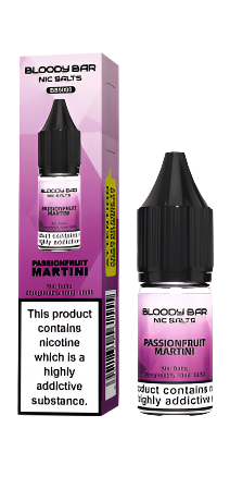 Passiofruit Martini Nicotine Salt By Bloody Bar - Vapestore Direct