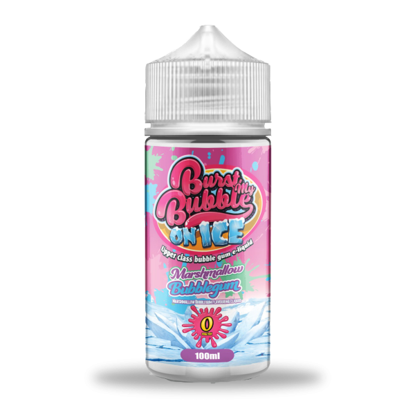 Marshmallow Bubblegum On Ice E-Liquid Shortfill By Burst My Bubble 100ml - Vapestore Direct