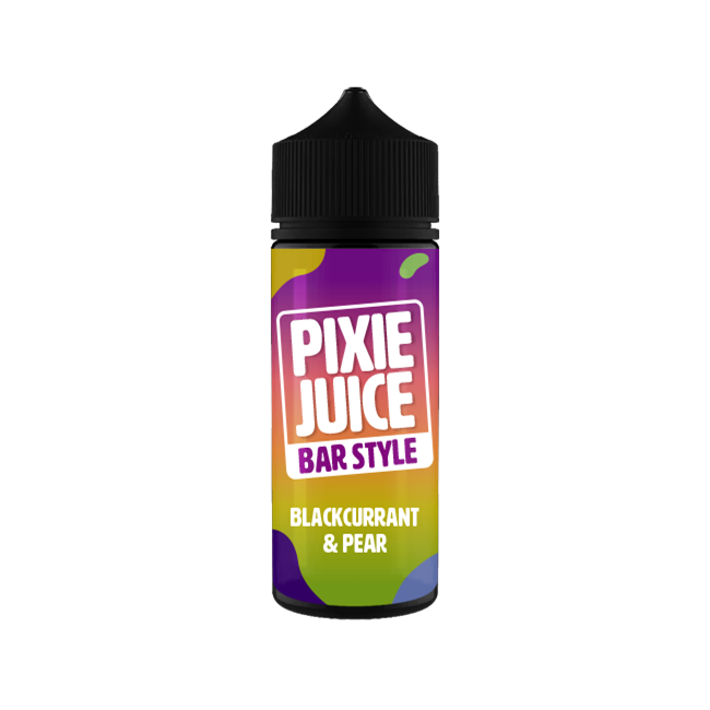 Blackcurrant & Pear BAR STYLE E-Liquid Shortfill By Pixie Juice 100ml - Vapestore Direct