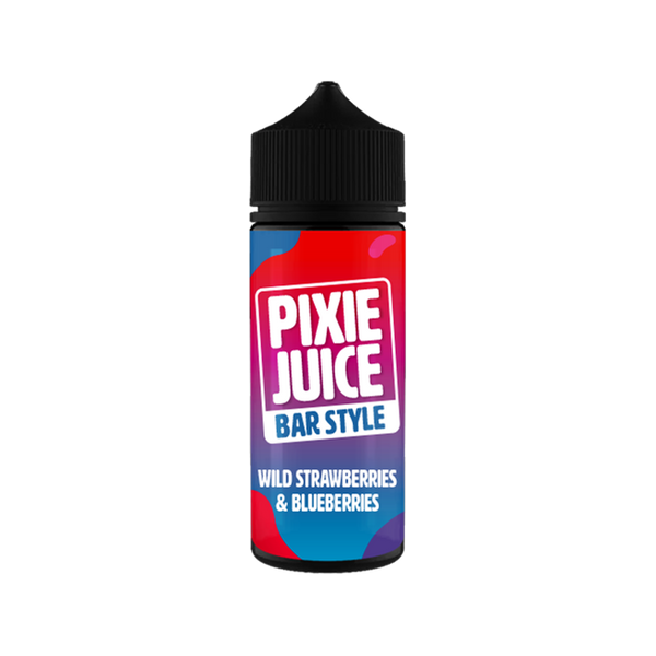 Wild Strawberries & Blueberries BAR STYLE E-Liquid Shortfill By Pixie Juice 100ml - Vapestore Direct