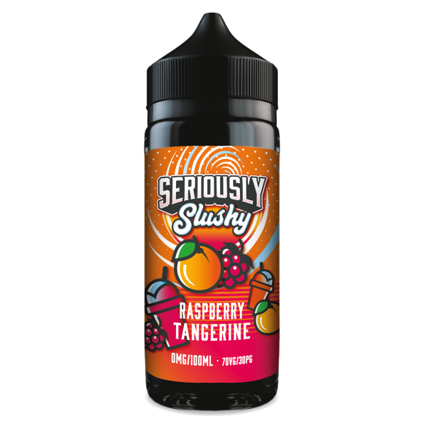 Raspberry Tangerine Seriously Slushy E-Liquid Shortfill By Doozy Vape 100ml - Vapestore Direct