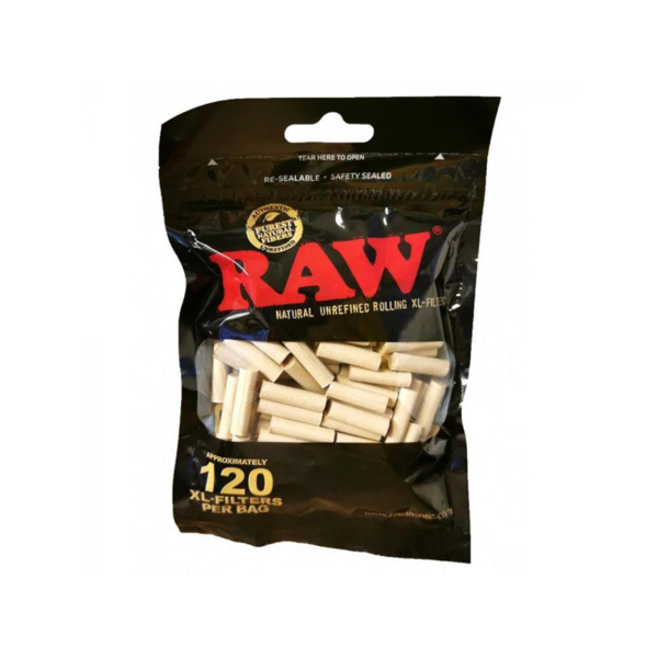 Raw Black XL Filter Tips - Vapestore Direct