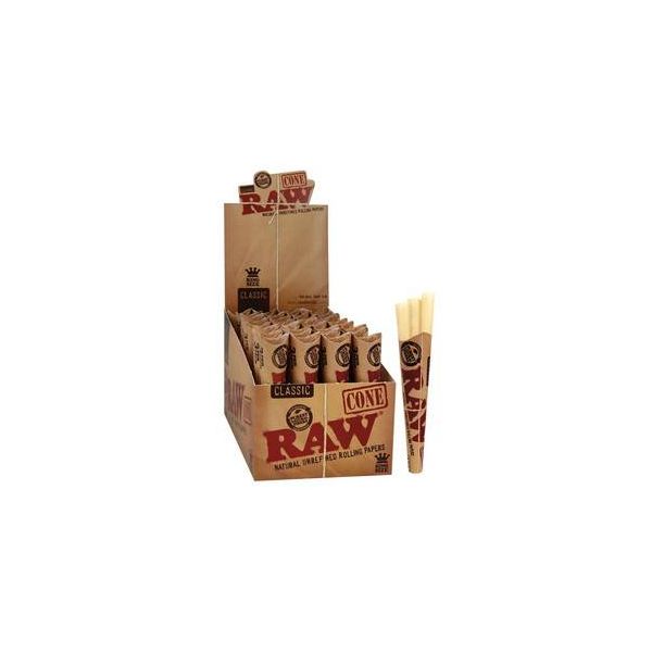 RAW King Size Pre-Rolled Cones - Vapestore Direct