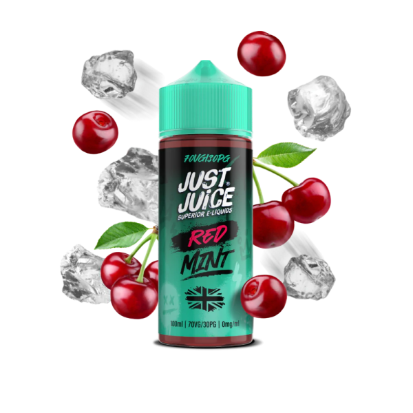 Red Mint E-Liquid Shortfill By Just Juice 100ml - Vapestore Direct