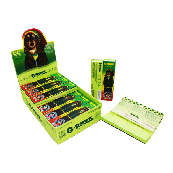 G Rollz Green Hemp Reggae Dog Kingsize Connoisseur Pack - Vapestore Direct