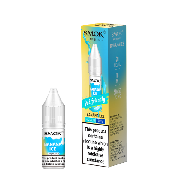 Banana Ice E-Liquid Nicotine Salt By Smok 10ml - Vapestore Direct