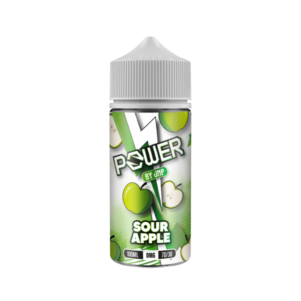 Sour Apple E-Liquid Shortfill by Juice N' Power 100ml - Vapestore Direct