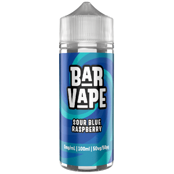 Sour Blue Raspberry E-Liquid Shortfill By Bar Vape 100ml - Vapestore Direct
