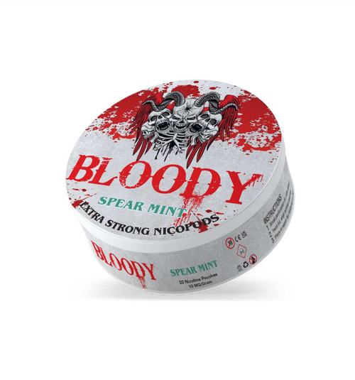 Bloody Spearmint Nic Pouches - Vapestore Direct