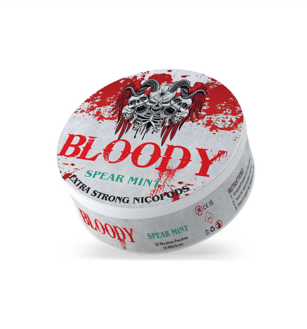 Bloody Spearmint Nic Pouches - Vapestore Direct