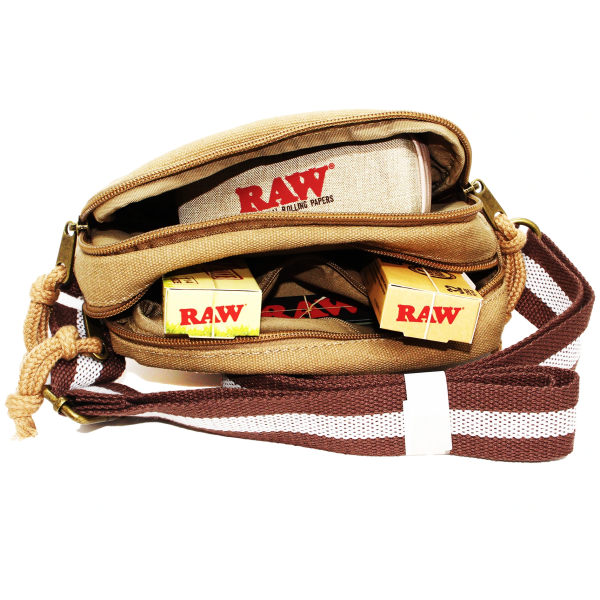 Raw Classic Brown Shoulder Bag - Vapestore Direct