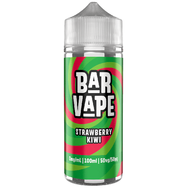 Strawberry Kiwi E-Liquid Shortfill By Bar Vape 100ml - Vapestore Direct