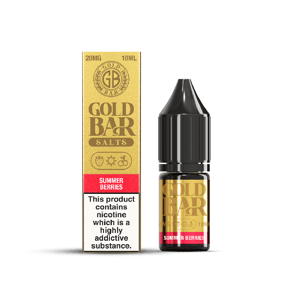Summer Berries E-Liquid Nicotine Salt By Gold Bar 10ml - Vapestore Direct