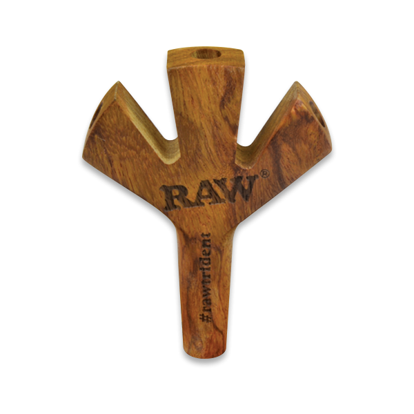 Raw Trident Wooden Cigarette Holder - Vapestore Direct