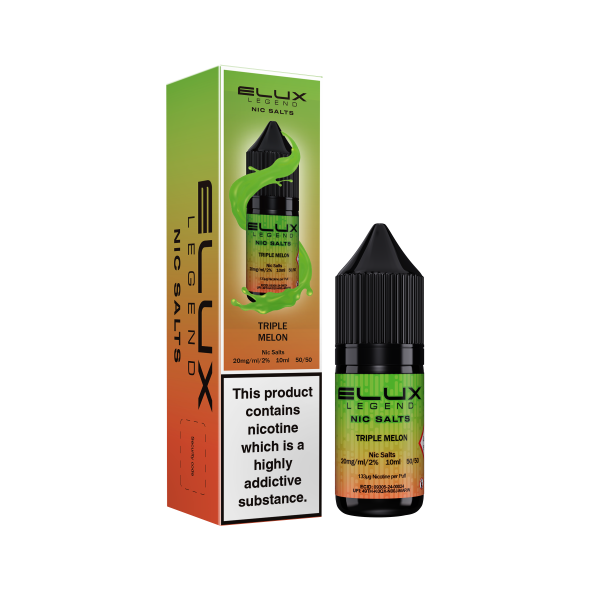 Triple Melon E-Liquid Nicotine Salt By Elux Legend 10ml - Vapestore Direct