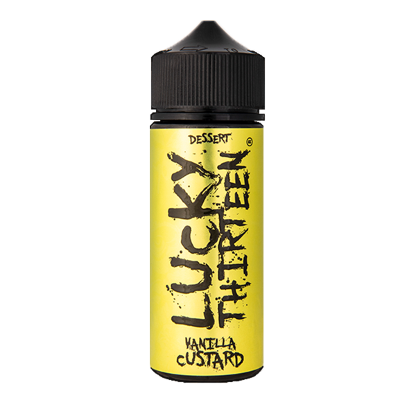 Vanilla Custard E-Liquid Shortfill By Lucky Thirteen 100ml - Vapestore Direct