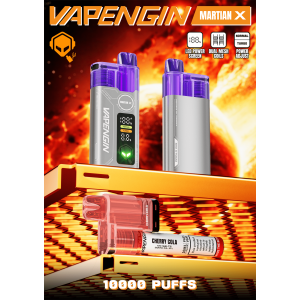 Vapengin Martian X Pre-Filled Pod Kit 20mg 'COMING SOON' - Vapestore Direct