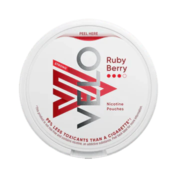 Velo Ruby Berry Nic Pouches Slim - My Nic Pouch