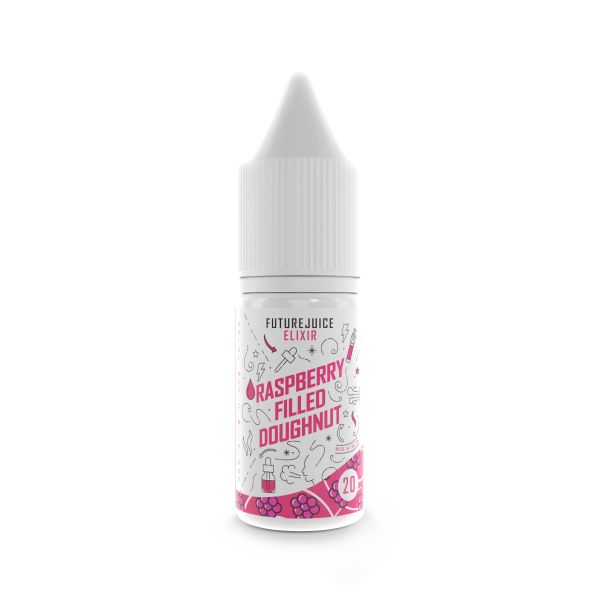Raspberry Filled Doughnut E-Liquid Nic Salt By Future Juice 10ml - Vapestore Direct