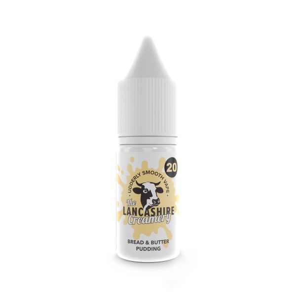 Bread & Butter Pudding E-Liquid Nic Salt By The Lancashire Creamery 10ml - Vapestore Direct
