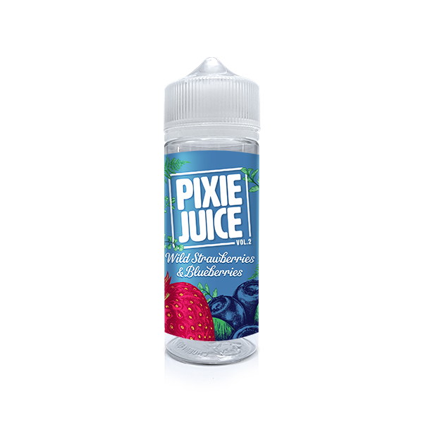 Wild Strawberries & Blueberries E-Liquid Shortfill By Pixie Juice Vol.2 100ml - Vapestore Direct