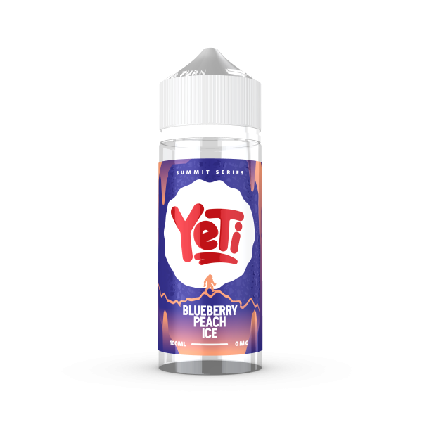 Blueberry Peach Ice E-Liquid Shortfill SUMMIT SERIES By Yeti 100ml - Vapestore Direct
